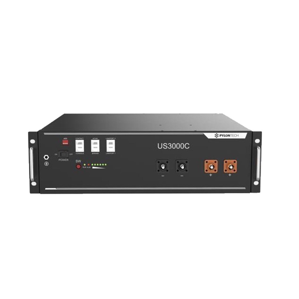 Pylontech US3000C 3.55kWh 48V Rack-Mount LiFePO4 Lithium Battery