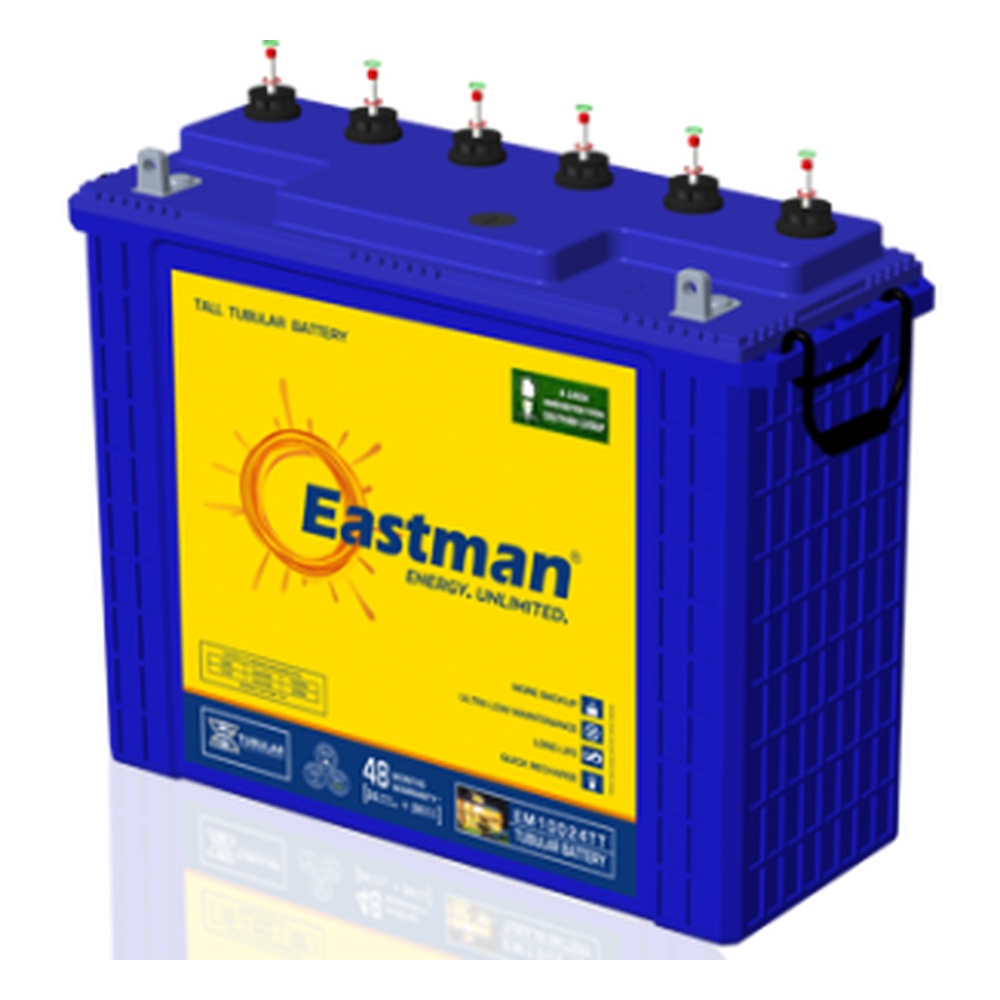 Eastman 220Ah 12V Tall Tubular Deep Cycle Solar Battery