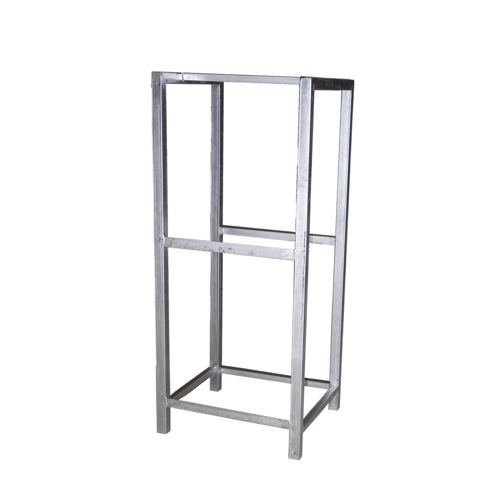 Heavy-Duty 4-Battery 2-Tier Tubular Battery Metal Stand