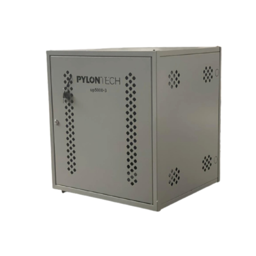 19-Inch 4-Slot Server Rack Lithium Battery Cabinet with Door