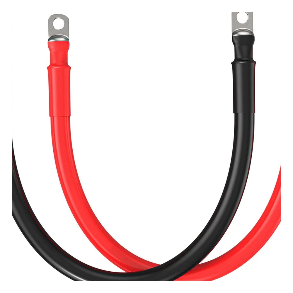 Heavy-Duty 50mm² Pure Copper High-Current Inverter Cable Pair (1.5m, M10)