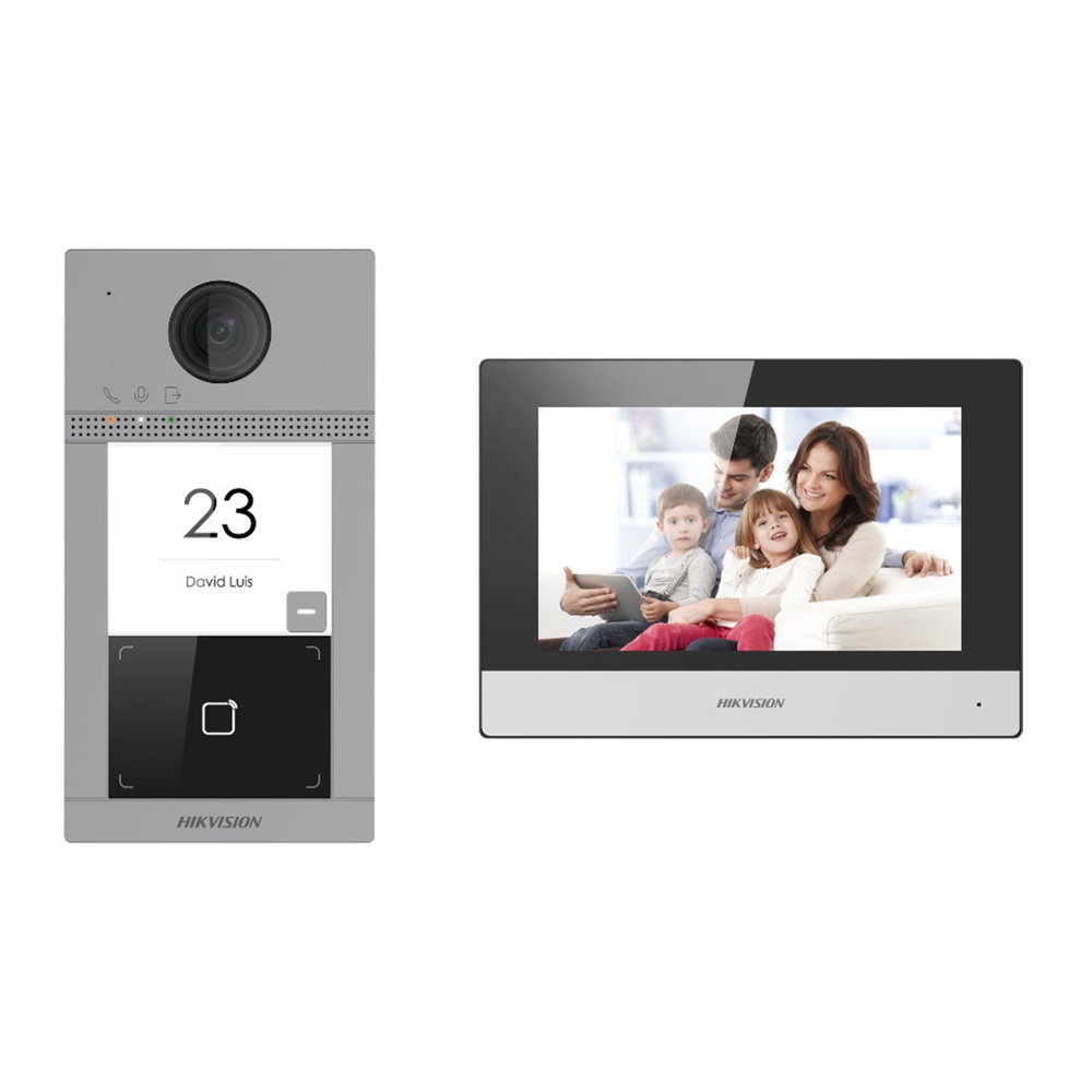 Hikvision IP Video Intercom Villa Door Station Kit (DS-KIS604-P / DS-KIS602)