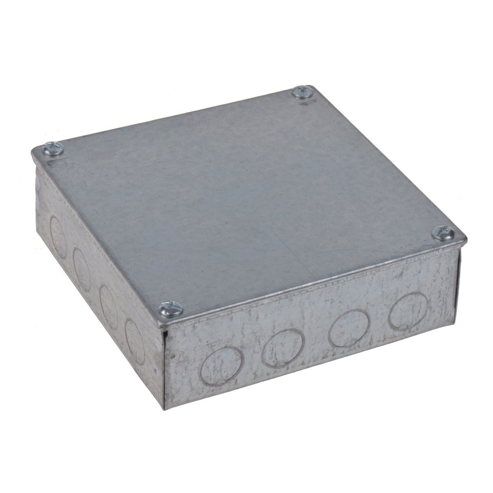Heavy-Duty Galvanized Steel Adaptable Junction Box (150x150x75mm)