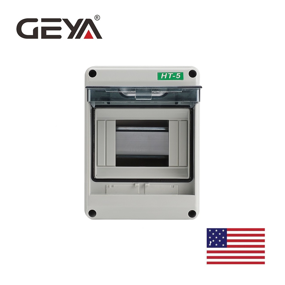 4-Way Weatherproof IP65 Transparent DIN Rail Consumer Unit Enclosure