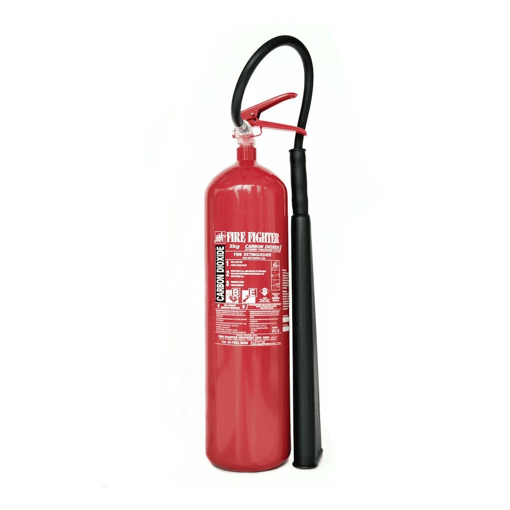 SafePro 5kg CO2 Carbon Dioxide Fire Extinguisher with Swivel Horn
