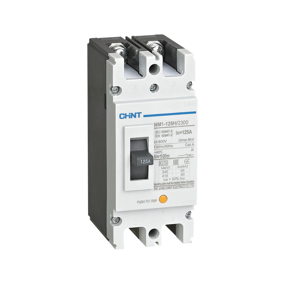 Chint NM1-125S 3-Pole 100A 25kA Moulded Case Circuit Breaker