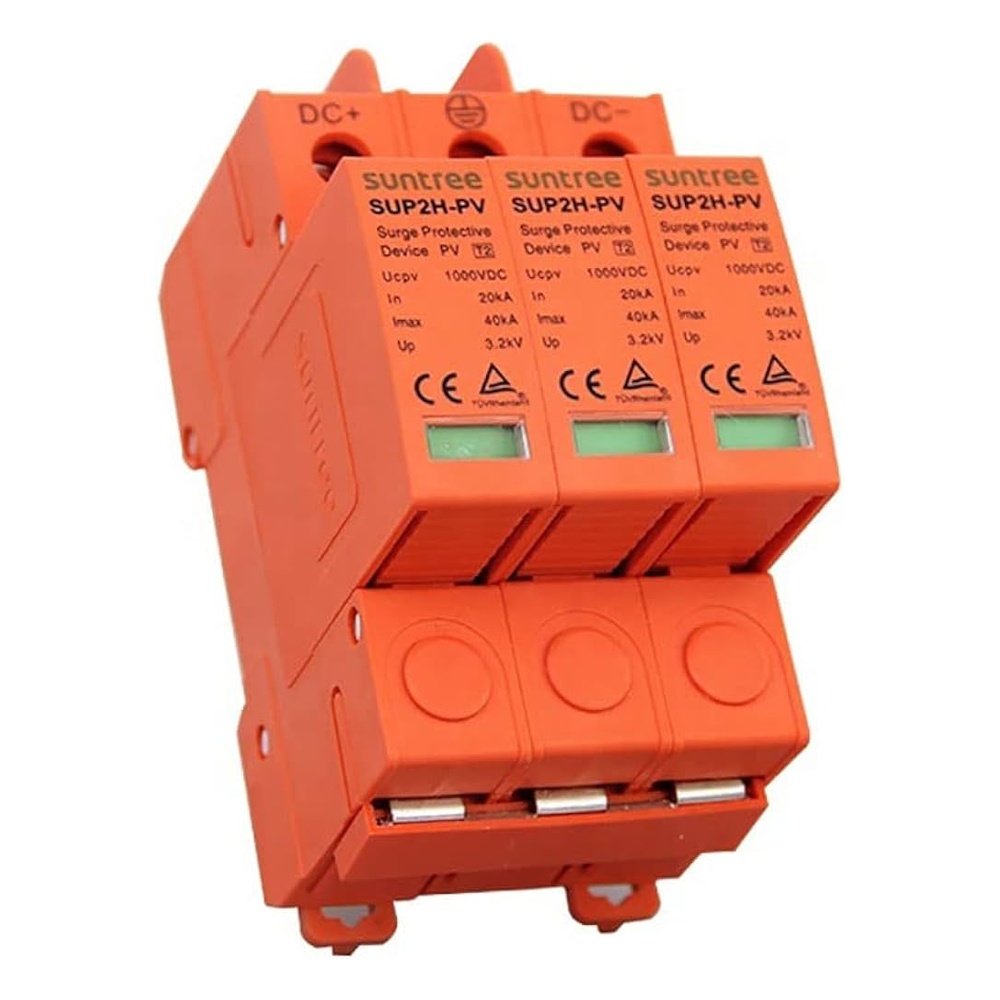 Suntree SUP2H-PV 1000V DC 2-Pole Type 2 Solar PV Surge Protective Device