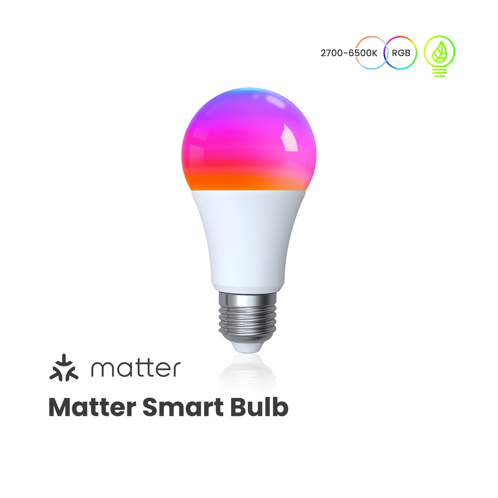 Moes Tuya 9W Smart Wi-Fi E27 Dimmable RGB+CCT LED Light Bulb (806 Lumens)