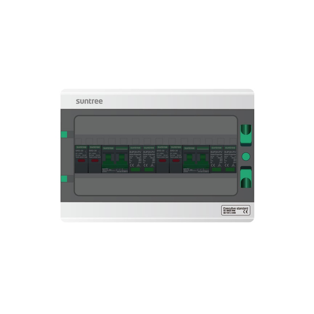 Suntree SHLX-PV2/1 1000V 2-String Solar PV Combiner Box