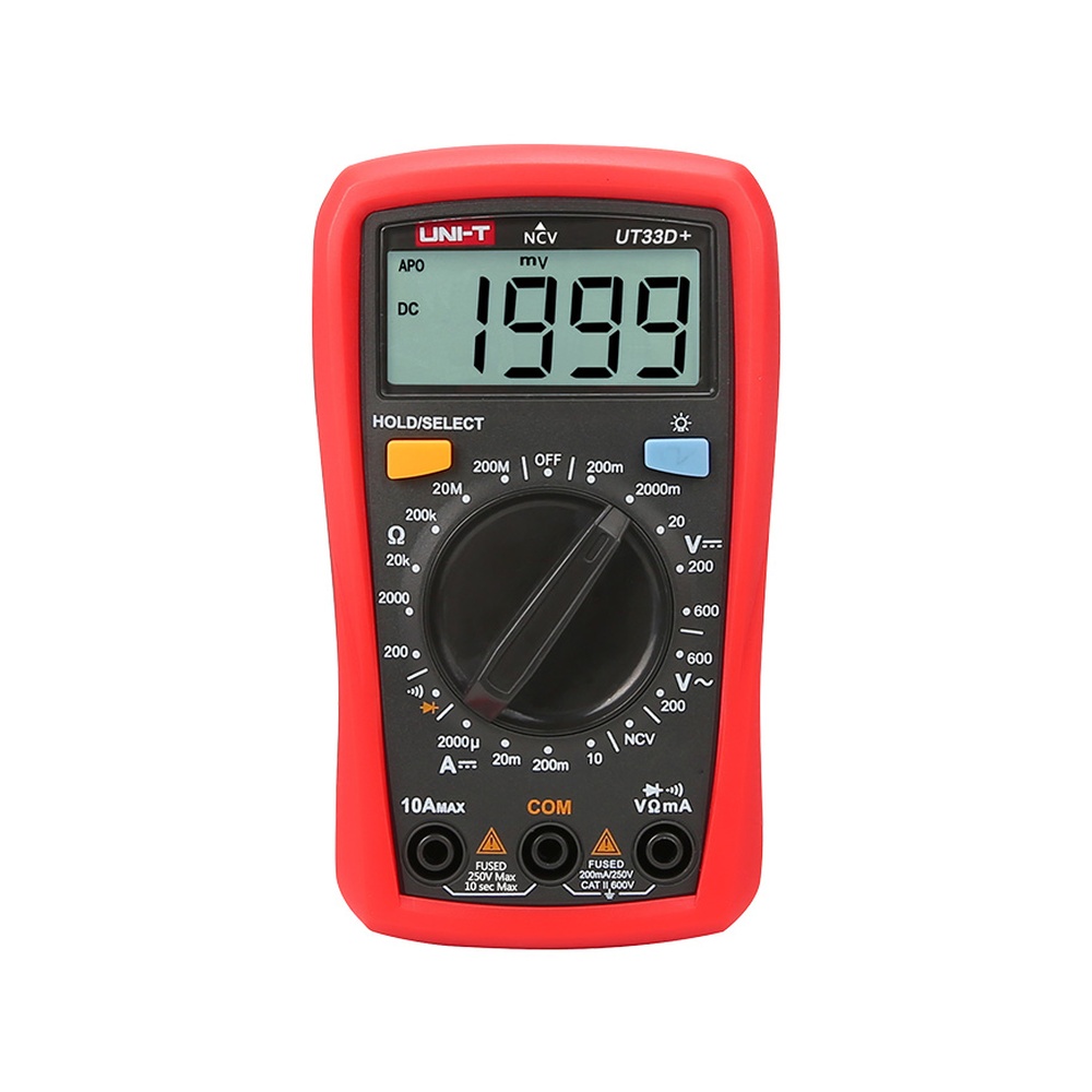 UNI-T UT33D+ Palm Size Digital Multimeter