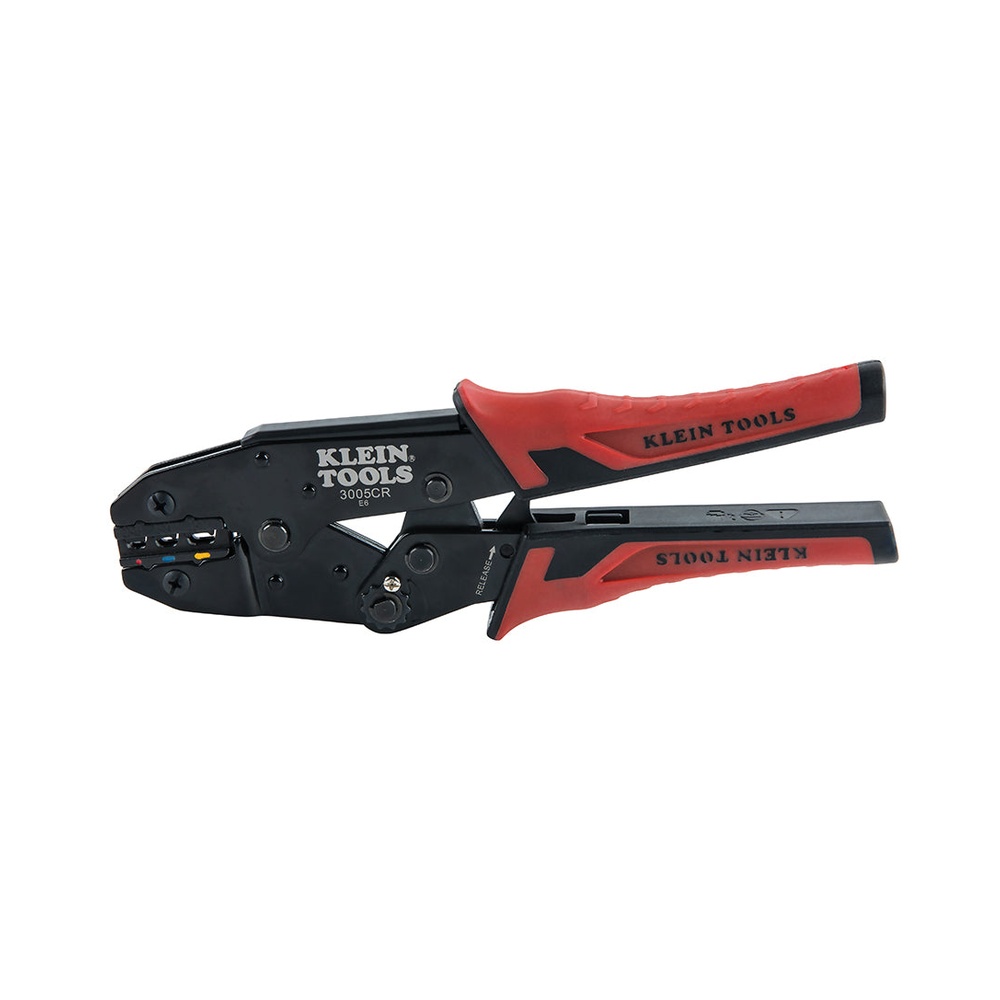 Klein Tools 3005CR Ratcheting Insulated Terminal Crimper